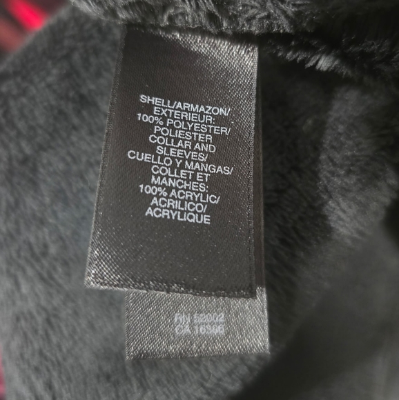 Claiborne Black Jacket - Faux Suede and Knit Materials - Size Large - Picture 6 of 6